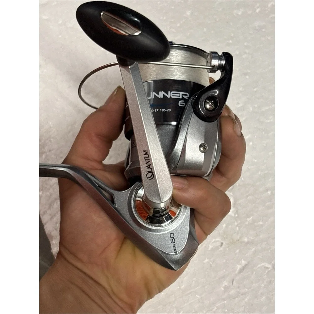 Quantum Blue Runner 60 Spinning Fishing Reel  In Good Condition